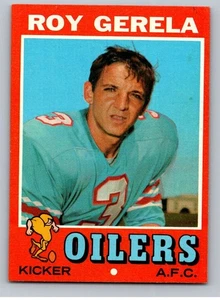 1971 Topps Football Set-Break #14 Roy Gerela Oilers *WSC* - Picture 1 of 2