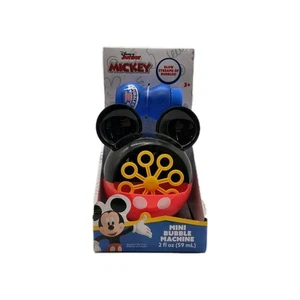 Disney Junior Mickey Mouse Mini Seifenblasenmaschine Spielzeug 2 flüssige Unzen Alter 3+ Benötigt 3 AA - Bild 1 von 5