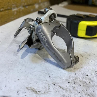 Vintage Shimano RX100 Front Derailleur, FD-A550, 28.6mm Clamp On Double Ring - Image 1 of 4
