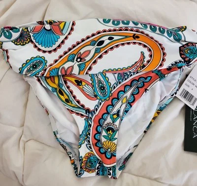 Parte inferior de bikini hipster con bandas talla 4 para mujer La Blanca, allana el camino nuevo con etiquetas Foto 1 de 4