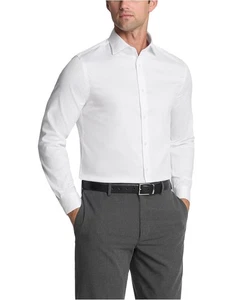 Michael Kors Herren Comfort Stretch Slim Fit Oberhemd weiß 14,5 32/33 - Bild 1 von 7