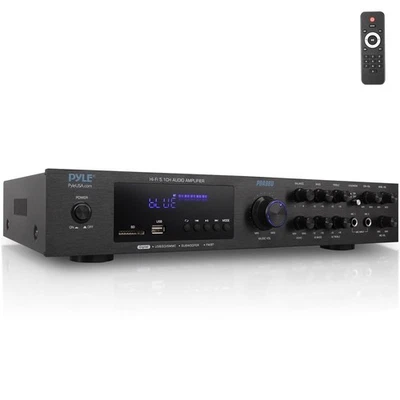 Pyle 5 Channel Audio Amplifier Built-in Bluetooth Wireless Audio Streaming - Image 1 of 4