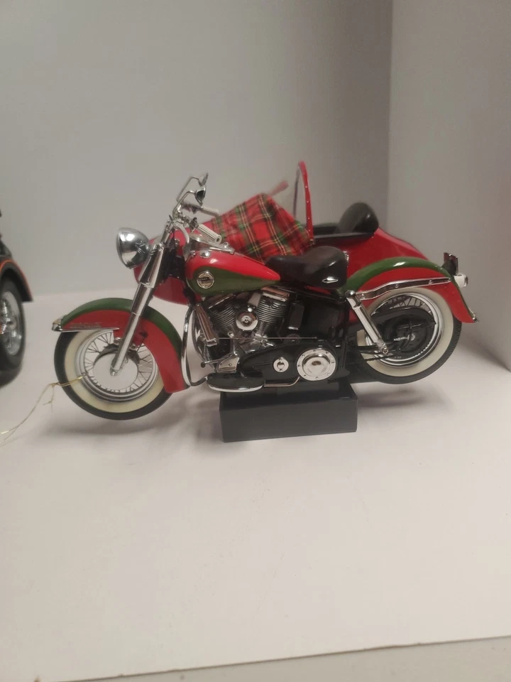 Franklin Como Nueva Harley Davidson 2002 Navidad Duo Deslizamiento/Sidecar Sin Caja  Foto 1 de 4