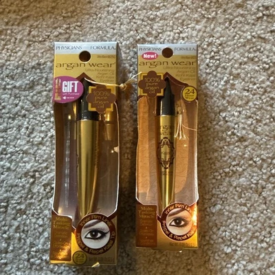 2 Physicians Formula Kohl Kajal Eyeliner Ultra Black6625 + 2 Lip Oil New, Sealed - Image 1 of 2