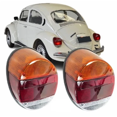 Pair of Volkswagen VW Tail Light Assembly Bug and Super Beetle Type 1 1973-1979 - Image 1 of 4