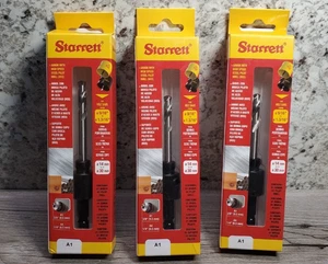 3X Starrett 55141 A1 Dorn mit Pilotbohrer 11/32" Sechskantschaft Lochsägedorn - Bild 1 von 3