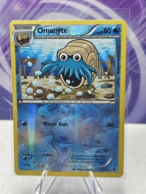 Omanyte 17/124 XY: Fates Collide Reverse Holo Pokémon TCG NM - Image 1 of 2