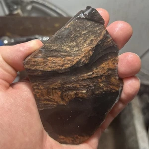 Rough Slab Unknown Mahogany Obsidian   Thick Lapidary Cabbing - Picture 1 of 8