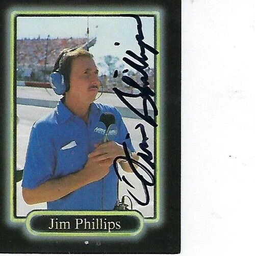 JIM PHILLIPS SIGNED 1990 MAXX RACING #40 - NASCAR - Image 1 of 1