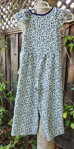 Saks Fifth Ave Pippa & Julie Girls Floral Print Romper Jumpsuit 6X - Picture 1 of 6