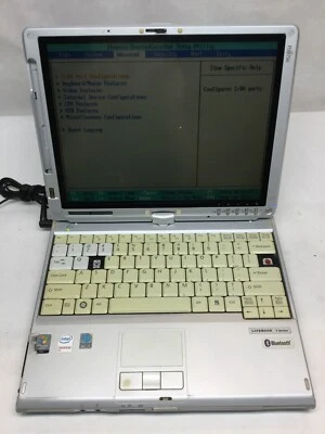 Fujitsu Lifebook 12" Laptop T4220 Intel Core 2 Duo-2GB RAM-ME - Image 1 of 4