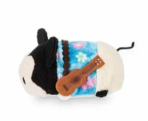 Mini juguete de peluche Disney azul 3,5 pulgadas Mickey Mouse Aloha Hawaii ukelele Tsum Tsum - Imagen 1 de 2