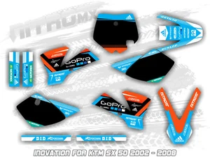 NitroMX Graphic Kit for KTM SX 50 SX50 2002 2003 2004 2005 2006 2007 2008 Decals - Picture 1 of 1