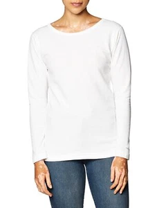 Duofold Women's Mid Weight Wicking Thermal Shirt White Large - Picture 1 of 3