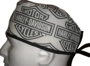 Biker Scrub Hat Chemo Cap - Picture 1 of 1