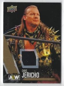 2021 Upper Deck AEW Chris Jericho Gold /199 Relic Memorabilia - Picture 1 of 2