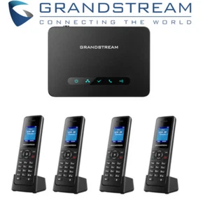 4 Grandstream DP720 DECT Kabellos HD VoIP Telefon Mobilteil + DP750 Basispaket - Bild 1 von 6