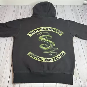 Felpa con cappuccio Loot Crate esclusiva Fallout Tunnel Snakes uomo grande nera - Foto 1 di 8