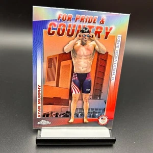 2024 Topps Chrome USA Olympics For Pride & Country #15 Ryan Murphy Swimming - Picture 1 of 2