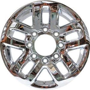 18x8 Aluminum Wheel 10 Spoke Fits 2015-2019 Chevrolet Silverado 2500 - Picture 1 of 4