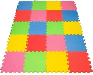 20 XLarge Schaumstoffmatten Spielzeug ideales Geschenk, bunte Fliesen Mehrzweck, Erstellen & Bauen A S - Bild 1 von 1
