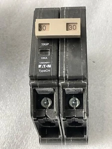 Eaton Culter Hammer Circuit Breaker CHF230 Trip Indicator 30A 240V 2-Poles - Picture 1 of 5
