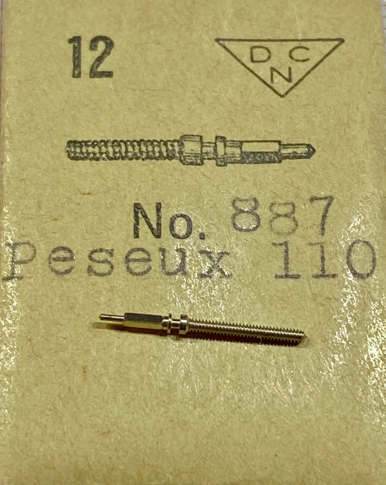 Winding stem Aufzugwelle PESEUX cal 110, 110A, 111, 112, 113, 114 1pcs A - Image 1 of 1