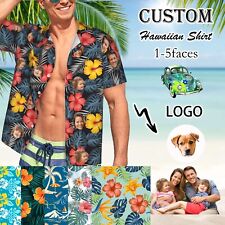 Custom Face Hawaiian Shirt,Hawaii Shirt With Face for Men Woman,Customized Gifts