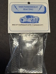 THUNDERBOLT RACING - Esperanto GTR  LeMans #053 HO Lexan Body. NEW - Picture 1 of 3