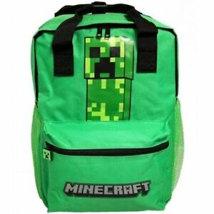 Minecraft grüner Creeper Rucksack groß 38 cm