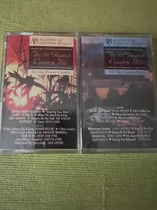 COUNTRY'S GREATEST HITS - Vol.1 And 10 Country Music Cassette Tape - Picture 1 of 3