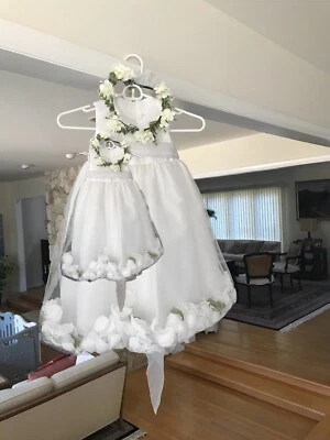 二手 US Angels Flower Girl 连衣裙 尺寸 3T — 第 1/2 张图片