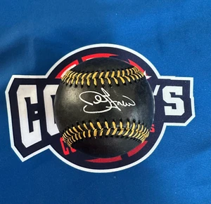 John Franco Autographed Black OMLB (JSA) - Picture 1 of 1
