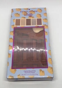 MAKEUP REVOLUTION I HEART REVOLUTION WAFFLE CHOCOLATE FACE PALETTE. NEW 2B - Picture 1 of 1