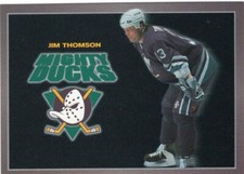 Jim Thomson 1994-95 Anaheim Mighty Ducks Carl's Jr.