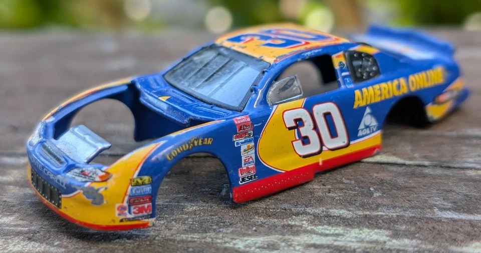 NASCAR Chevy Monte Carlo #30 America Online 1:64 Diecast BODY ONLY - Image 1 of 4