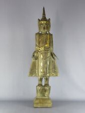 Art Thai Large Statue Wooden Figure Goddess ~ 'Height 40 7/8in