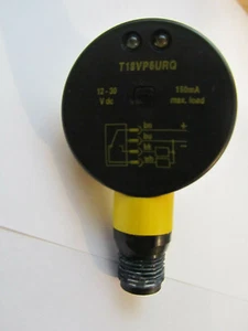 BANNER T18VP6URQ 38511 ULTRASONIC OPPOSED MODE SENSOR RECEIVER USED - Picture 1 of 5