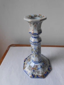Ancien bougeoir faience à poser. Circa 1890. Desvres Fourmaintraux. Candlestick - Picture 1 of 8