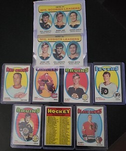 1971-72 TOPPS HOCKEY COMPLETE SET (1-132) VG/EX DRYDEN RC ORR HOWE HULL