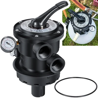 For Hayward SP0714T VariFlo Top Mount Multiport Valve Pro & VL Sand Filter 1.5" - Image 1 of 4