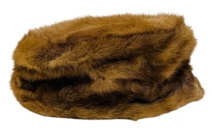MINK CHAPEAU BY LEDDY, NEW YORK, VINTAGE PILLBOX HAT CIRCA 1950’S - Picture 1 of 5
