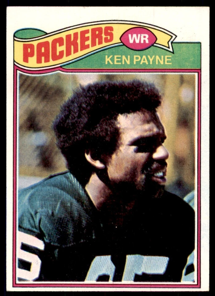 1977 Topps Ken Payne Football Card Green Bay Packers #347 - Image 1 of 2