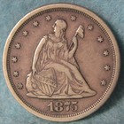 1875 S SILVER 20C TWENTY CENT PIECE HIGH GRADE OLD US COIN