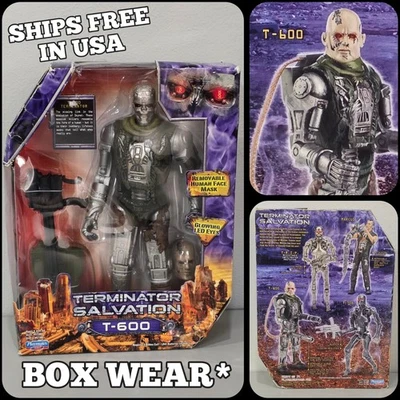 Figura de acción Terminator Salvation T-600 11" SELLADA/DAÑOS EN LA CAJA* Playmates 2009 Foto 1 de 4