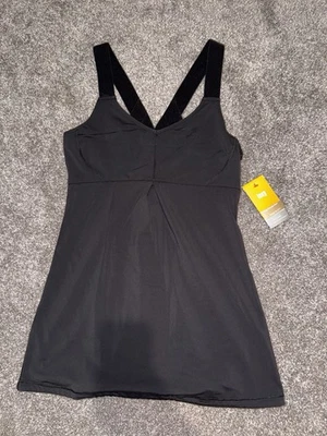 Lucy Women Small Black Perfect Pose Tunic Workout Tank NWT $59 - Image 1 of 4