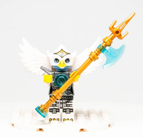 LEGO Chima Minifigure: Eris Silver Outfit (loc058 70128 Wing Striker Eagle Tribe
