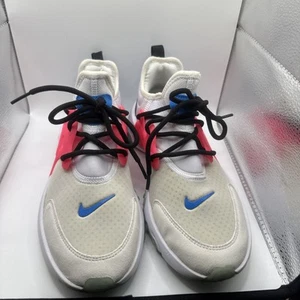 Nike Girl's React Presto(GS) Basketball Shoes (White/Hyper Pink-Photo Blue, 7 - Picture 1 of 7