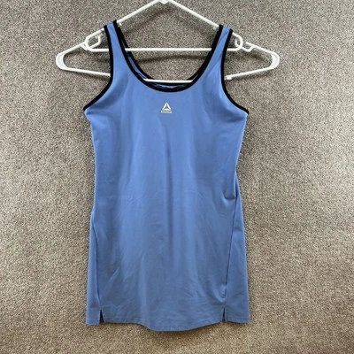 Camiseta sin mangas para mujer Reebok talla XL azul pulóver elástico Foto 1 de 4