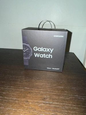 Samsung Galaxy Watch SM-R810 42mm Black Case Classic Buckle Midnight Black NEW - Image 1 of 4